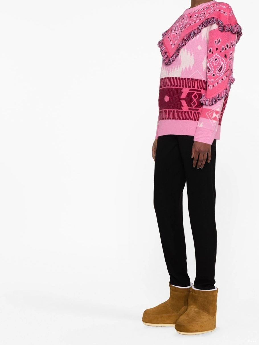 Affordable jumper Women Bandana fringed Alanui Icon 0812